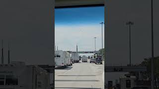 Mackinac Bridge in the summer traveling here in Michigan shortsvideo shorts michigan lake [upl. by Anilah]