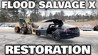 Restoring a Flood Salvage Tesla Model X Part 1 [upl. by Nave]