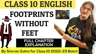 Footprints without feet class 10Footprints without feet class 10 in hindiClass 10 English [upl. by Nemajneb]