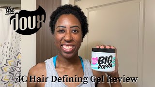 4C Hair Savior The Doux Big Poppa Defining Gel Review [upl. by Amadas]