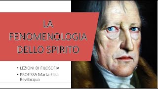 HEGEL LA FENOMENOLOGIA DELLO SPIRITO [upl. by Ettevahs2]