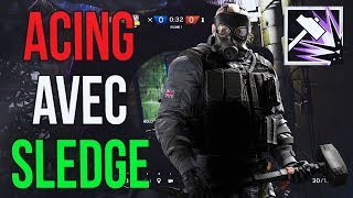 BRAIN ACE AVEC SLEDGE   Rainbow Six Siege [upl. by Hynes]