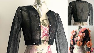 I Make the Base Jacket for My Apricot Floral Jacket 🧡🧥🌸 [upl. by Ayikal]