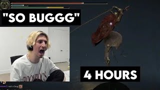 xQc Vs Malenia Boss Fight  Elden Ring [upl. by Alled]