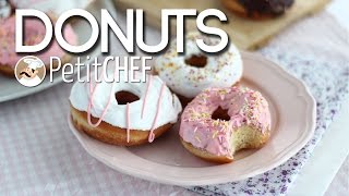 Donuts  Ciambelle fritte americane ricetta originale Petitchefit [upl. by Clymer726]