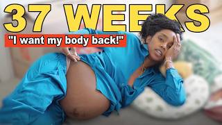 IM OVER THIS  HOME BIRTH PREPARATION  BIRTH CART SETUP  37 WEEK PREGNANCY WEEKLY VLOG [upl. by Colvert]