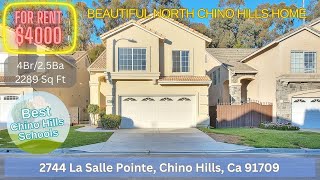 Chino Hills 4Br25Ba home for rent at 4000 2744 La Salle Pointe Chino Hills Ca 91709 [upl. by Wickman916]