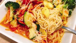 Capellini Primavera  Olive Garden Copycat Meal [upl. by Eille]