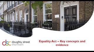 The Equality Act 2010 Evidence and key conceptsdefinitions [upl. by Uund345]