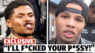 quotYOURE DONE BTCHquot Gervonta Davis Left Reeling After Shakur Stevenson Dominates Initial FaceOff [upl. by Willtrude]