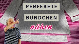 5 Tipps für Perfekte Bündchen an jedem Shirt So gelingt’s wie beim Profi [upl. by Icart]