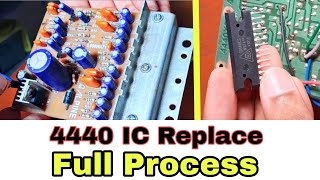 4440 ic replacement repairing electronic amplifier india [upl. by Notsur]