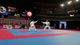 2023 UFAK  Final with MOROCCO vs ALGERIA in FEMALE TEAM KUMITE [upl. by Kciwdahc]