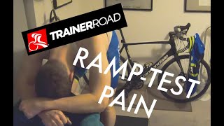 TrainerRoad Ramp Test on my Wattbike Atom [upl. by Ymas242]