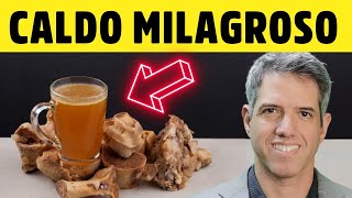 CALDO DE OSSOS  10 BENEFÍCIOS  RECEITA E COMO CONSUMIR  Dr Alain Dutra [upl. by Vedis]