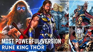 Rune King Thor Explained In Hindi  Love And Thunder Will Bring Most Powerful Version Of Thor [upl. by Yekim]