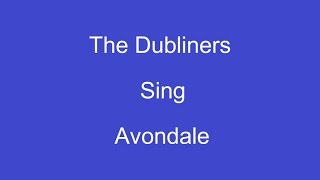 Avondale  On Screen Lyrics  The Dubliners [upl. by Rellim]