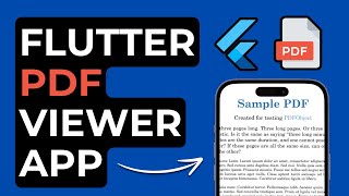 Build a PDF Viewer App in Flutter بالعربي 2024 [upl. by Adnovaj311]