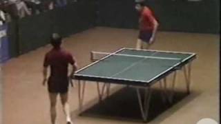 Li Zhenshi vs Tibor Klampar 1979 Norwich Union Masters TopspinTV [upl. by Tenom]