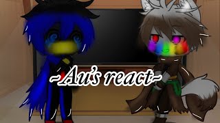 Some Au’s react to an error and ink videoerrorink 13 TwT [upl. by Lehcnom322]