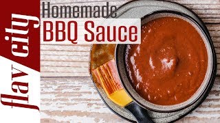 How To Make Sweet amp Tangy BBQ Sauce  Sugar Free amp Keto  Bobbys Kitchen Basics [upl. by Nelubez321]