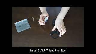 Antlia ALPT dual 5nm narrowband goldenfilter and Antlia filter drawer installation video [upl. by Prader78]