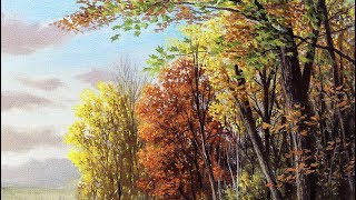 4 STEPS For Painting BEAUTIFUL TREES [upl. by Jew]