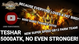 GenesisPrime Teshar 5000Atk NO STRONGER NEW GB12 FARMING TEAM 20s Avg [upl. by Nolyak]