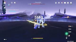 Genshin JeanLv90 VS TlatzacuilotlLv103 solo No Damage Taken [upl. by Eilime]