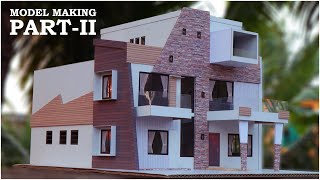 MODEL MAKING  Large scale Building model part2 [upl. by Ayyidas]