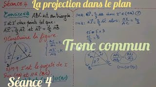 La projection dans le plan tronc commun séance 4 [upl. by Lasyrc]