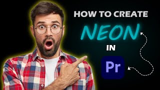 How To Make NEON Effect In PREMIERE PRO [upl. by Oedama]