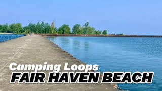 Fair Haven Beach State ParkCamping Loop Tour [upl. by Yaluz434]