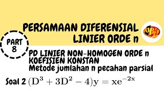 Part44 Invers Operator Metode Jumlahan n Pecahan Parsial [upl. by Rozalin]