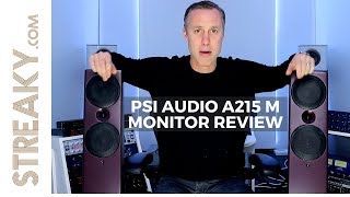 PSI AUDIO A215 M MASTERING MONITOR REVIEW  Streakycom [upl. by Goodrich]