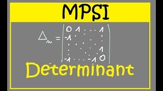 Déterminant Récurrence suite ordre 2 Dn2Dn [upl. by Phoebe]