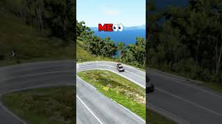 Family Mountain road driving style😂 beamngdrive [upl. by Wesa23]