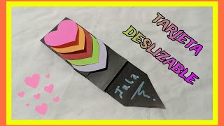 Tarjeta Deslizable de Corazón 💕 para San Valentín [upl. by Eilema]