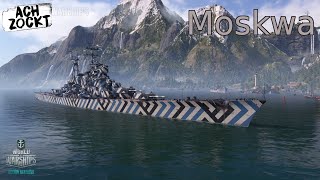 World of Warships  Moskwa 2  Änderung am russischen Kreuzer Baum Deutsch139k [upl. by Hartley]