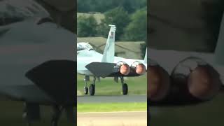 🚀 RocketLike Boeing F15QA Takeoff shortsvideo aviation fighterjet [upl. by Keslie780]