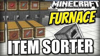 Minecraft Bedrock  ITEM SORTER 🗃️  Furnace  Tutorial  MCPE  Xbox  Switch  Windows 10 [upl. by Recha]