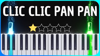 Yanns  Clic Clin Pan Pan  Easy Piano Tutorial  Sheet Music [upl. by Inacana944]