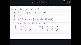 Rational Root Theorem IM3 [upl. by Marika]