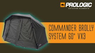 Prologic  COMMANDER Brolly System 60 VX3 [upl. by Sokairyk]