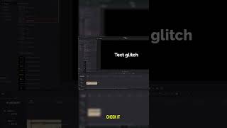 How To make a Text Glitch on Davinci Resolve Tutorial [upl. by Artimed]