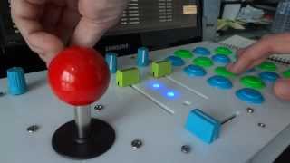 Arcade Warrior Midi Fighter Pro clone [upl. by Nelaf]