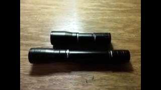 My review of the luxpro lp280 and lp200 flashlights [upl. by Loydie]