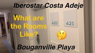 Iberostar Bouganville Playa  Costa Adeje interconnecting ￼Room Tour [upl. by Alegnaed]