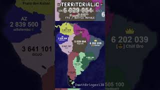 SOUTH AMERICA  BATTLE ROYALE  ⏰ 30x  Territorialio Timelapse  21  territorialiotimelapse [upl. by Walker]