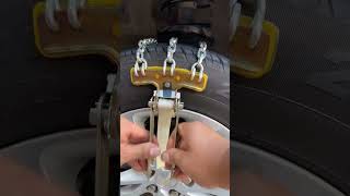 Traditional series car antiskid chains simple installation easy to handle close fit [upl. by Mad]